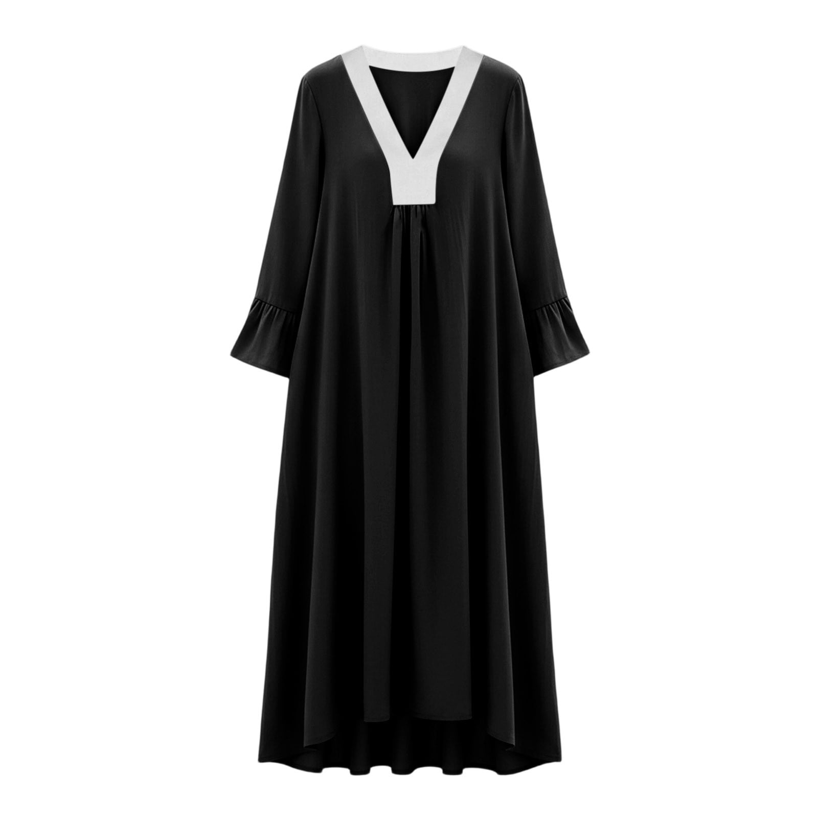 LVHAOGJOB Plus Size Dresses for Women Summer Maxi Dress Long Print for Beach Vacation Loose Mujers Sundress with Pockets