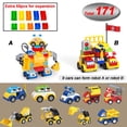 thumbnail image 3 of Building Blocks for Toddlers 2-5, 171 Pieces Blocks Car Set for Kids Classic Large Building Bricks Compatible with All Major Brands Educational Toys for All Ages, 3 of 7