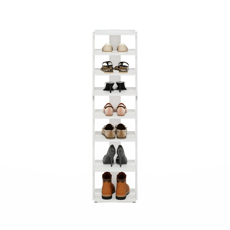 Furinno Compact 8-Tier Vertical Space Saving Free Standing Shoe
