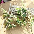 thumbnail image 3 of Green Leaves Artificial Berries Branch Plant Bouquet Party Home Wedding Decor, 3 of 7