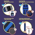 thumbnail image 4 of Bandas para glúteos (paquete de 2), bandas de restricción del flujo sanguíneo para mujeres y hombres, bandas de entrenamiento BFR ajustables para glúteos y desarrollo de cadera, bandas de resistencia, 4 of 5