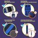 thumbnail image 4 of Bandas para glúteos (paquete de 2), bandas de restricción del flujo sanguíneo para mujeres y hombres, bandas de entrenamiento BFR ajustables para glúteos y desarrollo de cadera, bandas de resistencia, 4 of 5