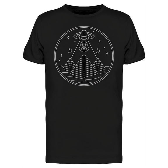 Ancient Ufo In Egypt T-Shirt Men -Image by Shutterstock, Male x-Large
