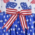thumbnail image 4 of Sunny Fashion Girls Casual Dress July 4th Star Butterfly Cotton Short Sleeve 8 Years, 4 of 5