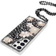 thumbnail image 3 of Compatible with Galaxy S23 Plus Bling Case Luxury 3D Diamond Crystal Rhinestone Shiny Gemstone Perfume Bottle and Flower Phone Case for Women and Girls Glitter Sparkle Chain Lanyard Strap, 3 of 14