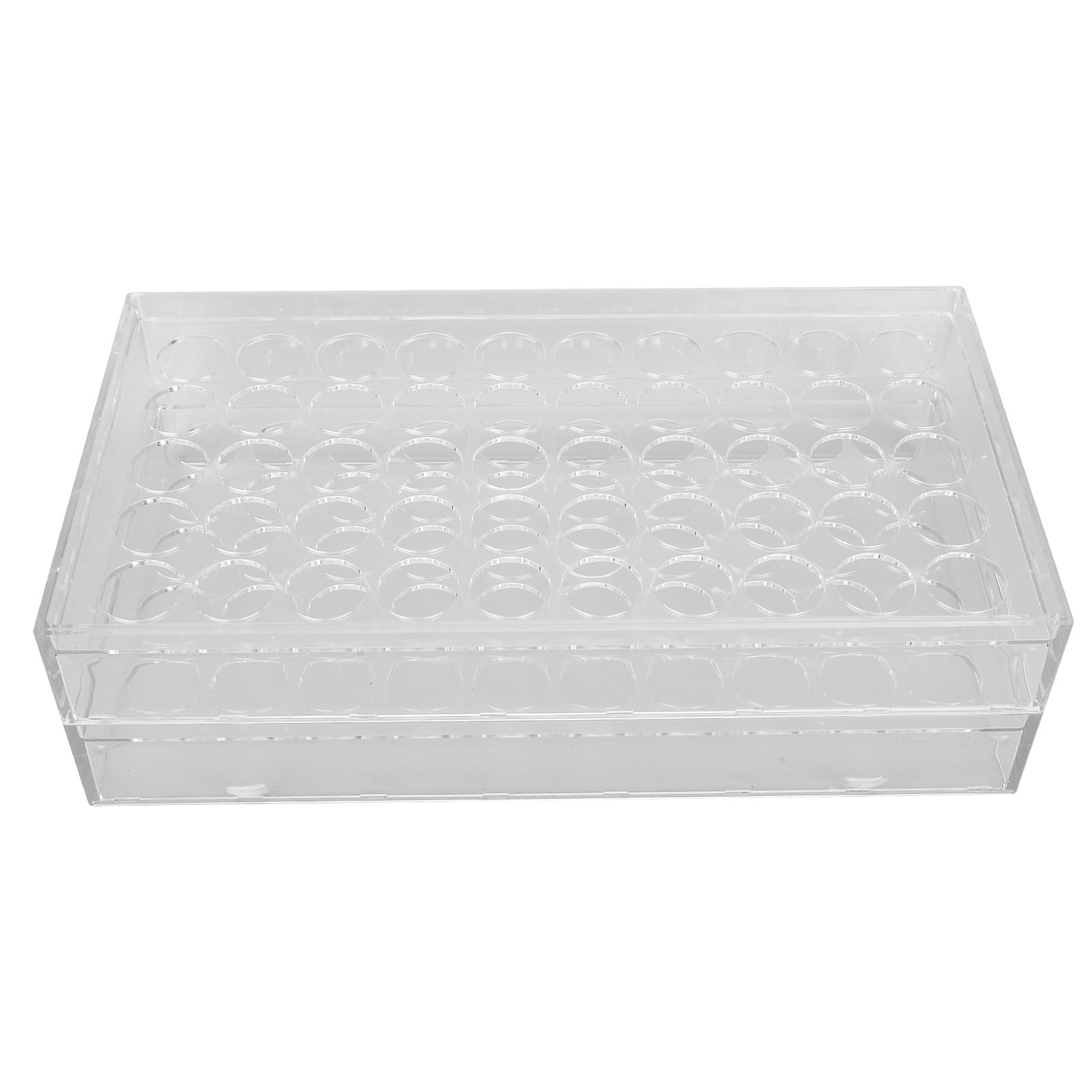 Ink Rack Transparent Thickened PC 50 Holes 1.2in Hole Easy Storage For Ink Bottle