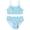 Blue1, variant on Girls Tankini 2 Piece Swimsuit Halter High Waisted Ruffle Bathing Suit Comfortable Bikini Sets Kids Swimwear 9-10 Years