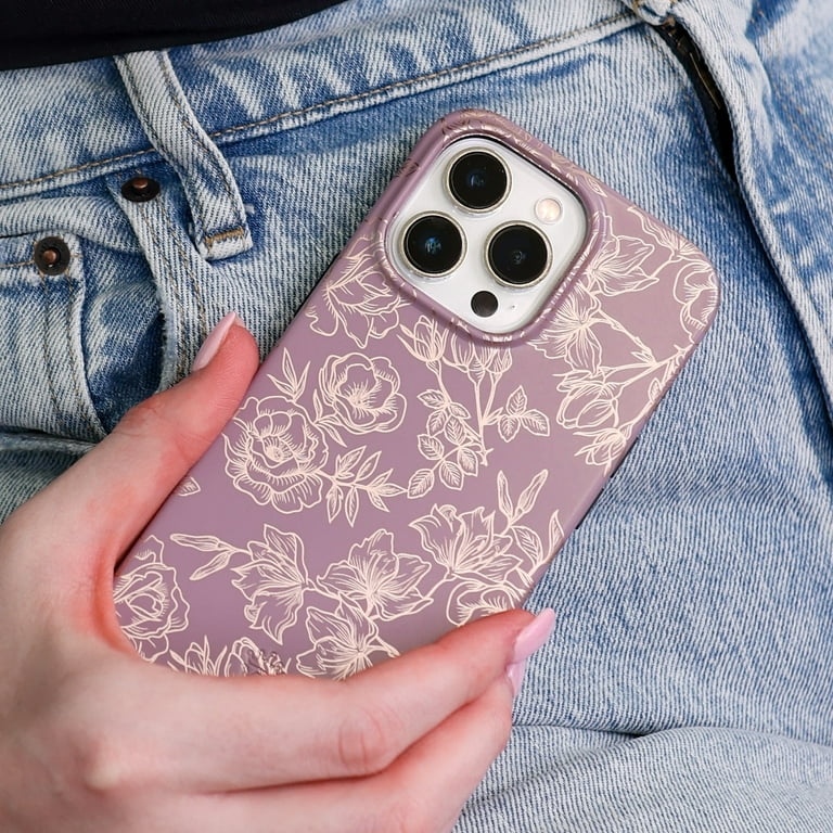 VELVET CAVIAR Rose Floral Fashion Cell Phone Case for Apple iPhone 15 Pro  Max, Pink - Walmart.com