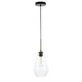 thumbnail image 3 of Gene 1 light Black and Clear glass pendant, 3 of 3