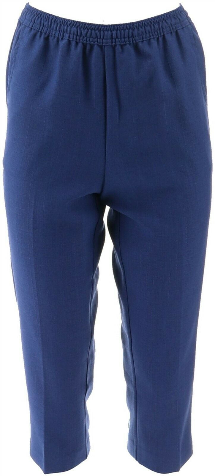 Denim \u0026 Co Pull-on Capri Pants Pockets 