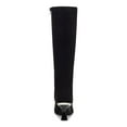 thumbnail image 2 of ALFANI Womens Black Comfort Goring Cecee Pointed Toe Kitten Heel Zip-Up Dress Boots 10 M, 2 of 4