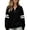 A-Black1644, variant on XIAOCHA Mens Stripe Sleeve Half Zip Sweatshirt Loose Fit Sweatshirt Fall Daily Sweatshirts