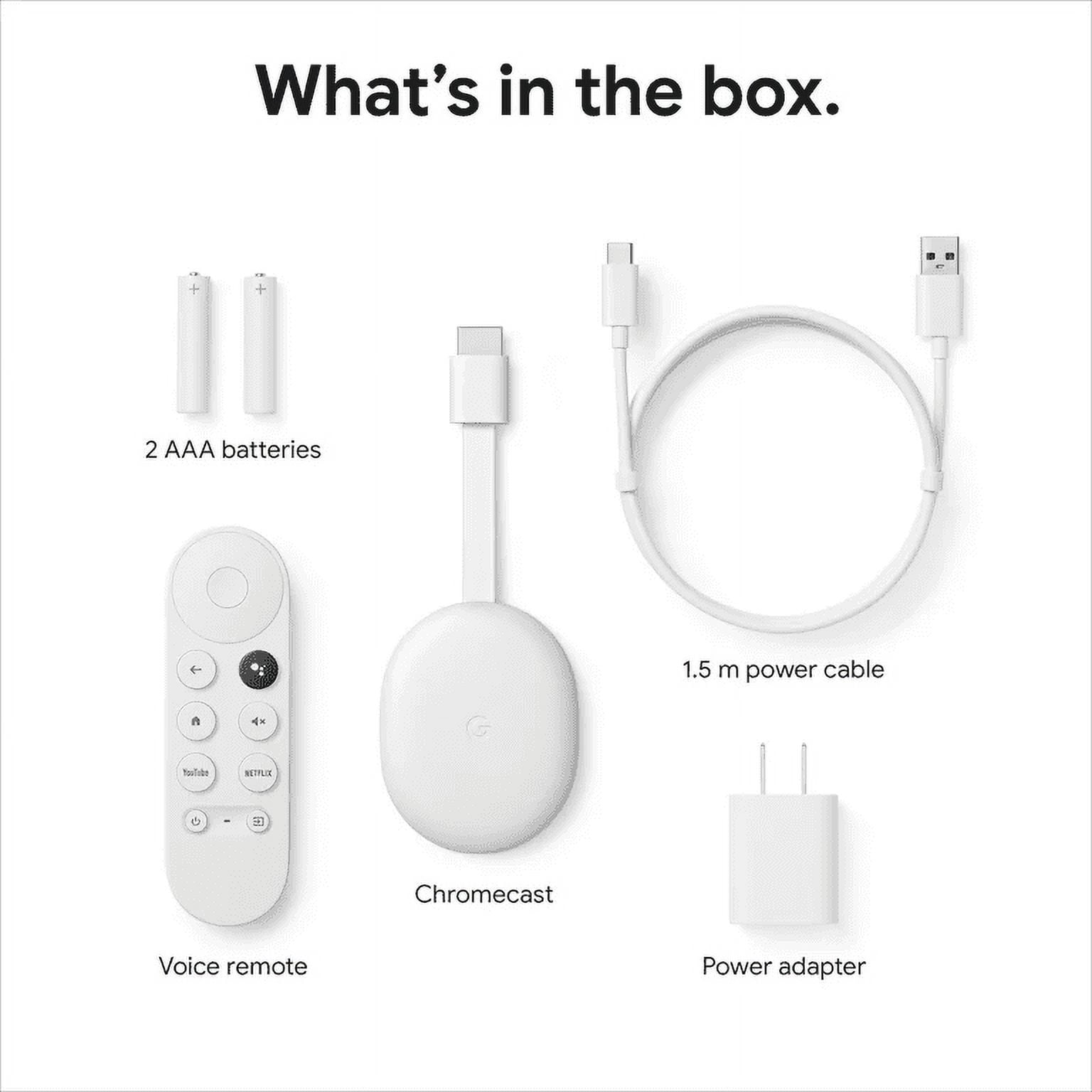 Chromecast　HD GoogleTV 3 pack) Chromecast with Google TV (HD) - Streaming Device