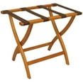 thumbnail image 6 of Wooden Mallet Deluxe Straight Leg Luggage Rack , Black, 6 of 7