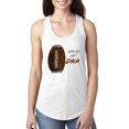 thumbnail image 2 of Wild Bobby Football Fingerprint It's in My DNA Sports Women Racerback Tank Top, 2 of 6