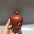 thumbnail image 5 of Handmade Zisha Pottery Teapots Decorative Fashion Spherical Rounded Curved Smooth Sleek Engraved Carved Detailed Artistic, 5 of 6