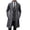 04#Dark Gray, variant on Mens Fall Winter Business Outerwear Mid Length Fabric Blend Notched Lapel Slim Fit Long Overcoat