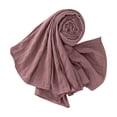 thumbnail image 2 of Hot Sales LSONABXA Saving $5 Pink Scarf for Women Women Muslim Hijab Scarf Turbans For Woman Polyester Scarf for Women, 2 of 4
