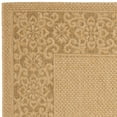 thumbnail image 2 of SAFAVIEH Courtyard Catherine Geometric Indoor/Outdoor Area Rug, Natural/Gold, 4' x 5'7", 2 of 4