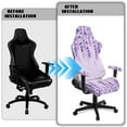 thumbnail image 5 of Xixirimido Purple Lavender Flowers Print Gaming Chair Seat Cover Breathable Game Chair Slipcovers with Armrest Covers Non-slip Covers for Swivel Gaming Armchair, 5 of 8