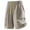Black, variant on JTSRKL Mens Multi Pockets Cargo Shorts Drawstring Elastic Waist Quick Drying Crinkled Short Pants Loose Utility Summer Work Outdoor Pants Khaki L