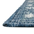 thumbnail image 5 of Unique Loom Outdoor Traditional Collection Area Rug - Valeria (7' 10" Square Blue/Ivory), 5 of 6