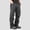 #Dark Gray, variant on DPTALR Men's Solid Color Multiple Pockets Casual Loose Cargo Pants,Army Green,Big and Tall Men 29