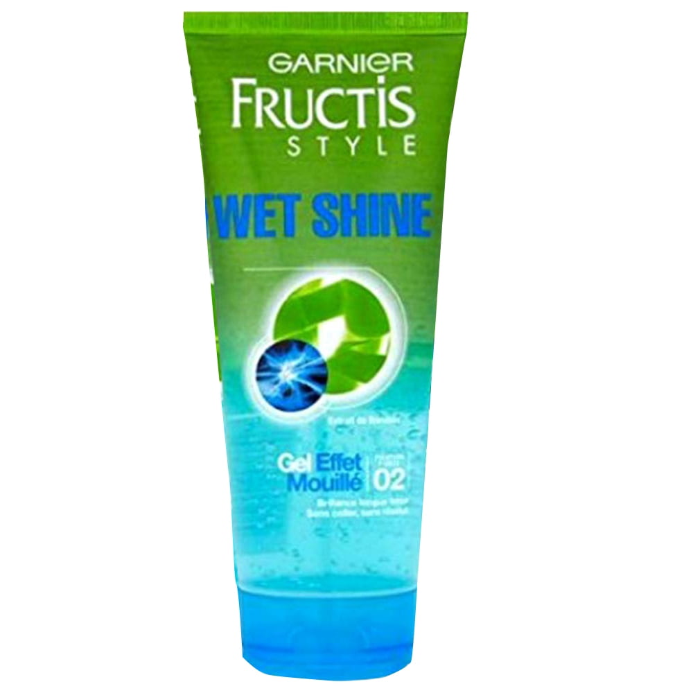 Garnier Fructis Style Wet Shine Hair Gel, Wet Effect, 6.8 Ounce