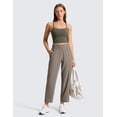 thumbnail image 4 of CRZ YOGA Lightweight Drapey Tapered Ankle Pants for Women 27" Casual Travel Work with Pockets Summer, 4 of 6