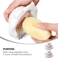 thumbnail image 3 of Protège-mains, Protège-Doigts en Plastique Anti-Coupure, Support de Sécurité Alimentaire Râpe à Trancher, 3 of 5