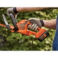 thumbnail image 3 of BLACK+DECKER 40V MAX* Cordless 22 Inch Hedge Trimmer, Battery and Charger Included, 3 of 12