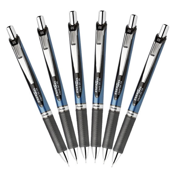 Bolígrafo de Gel Líquido Pentel EnerGel Deluxe RTX Punta de Aguja 0.5 mm