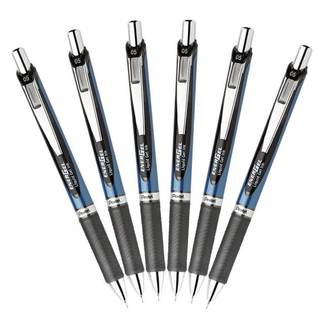 Bolígrafo de Gel Líquido Pentel EnerGel Deluxe RTX Punta de Aguja 0.5 mm