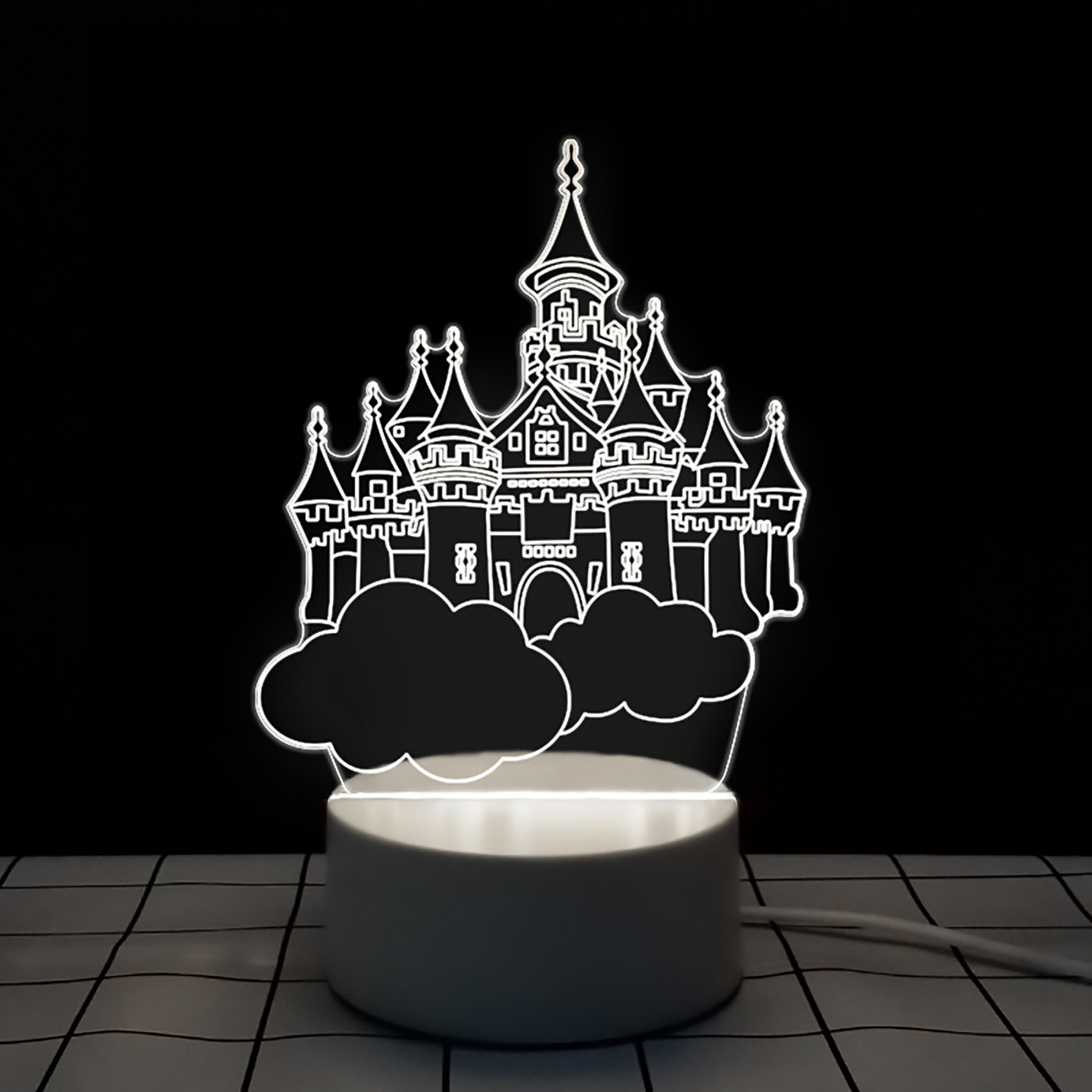 sky castle study lamp