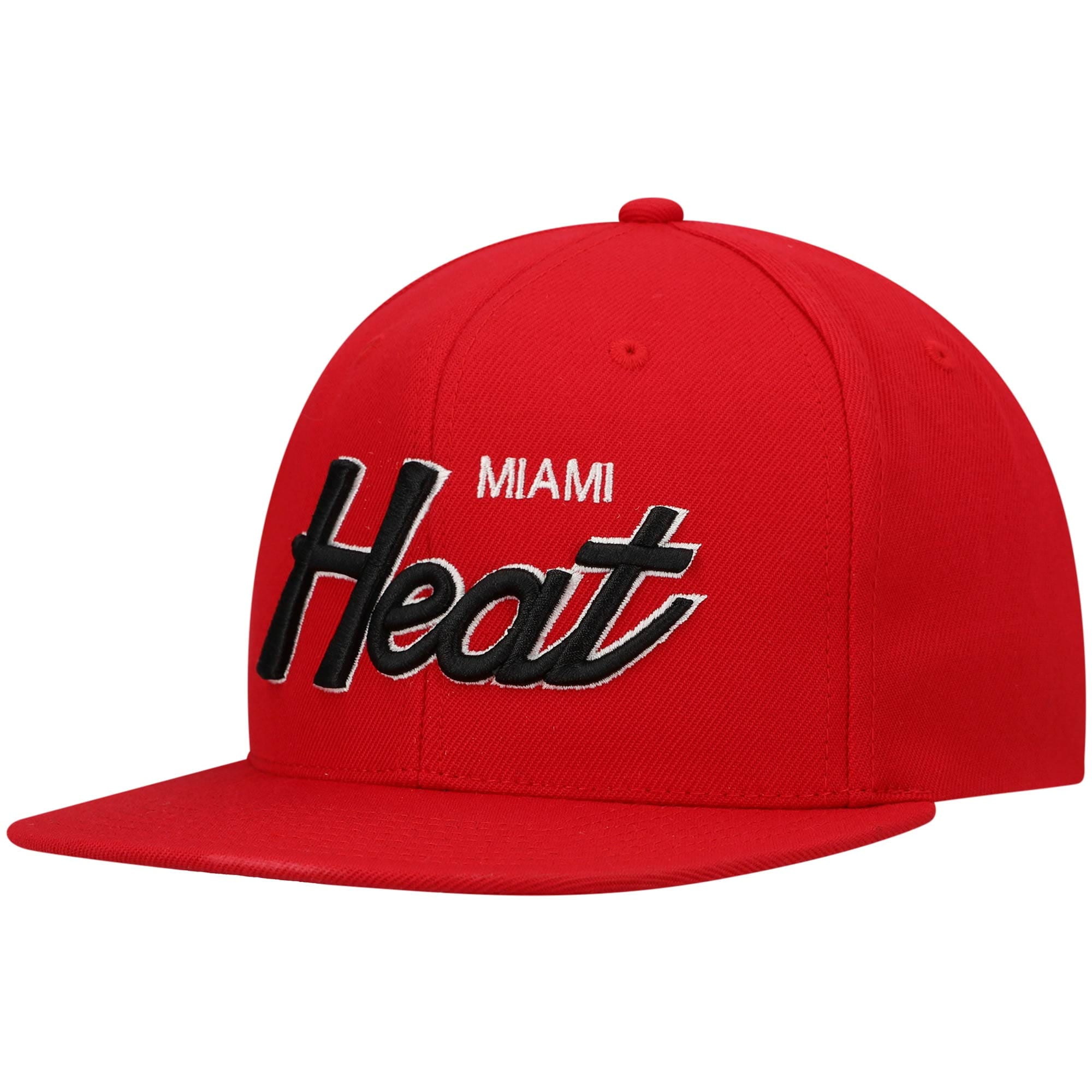 Men's Mitchell \u0026 Ness Red Miami Heat 