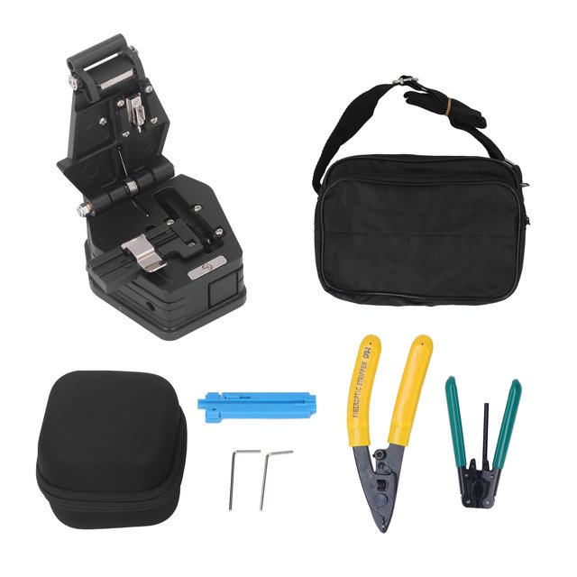 Bolsa de kit de herramientas de fibra óptica, kit de herramientas de fibra óptica Kit de herramientas de conexión en frío de fibra óptica Kit de herramientas de fibra óptica Mejore su experiencia