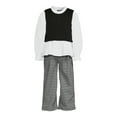 thumbnail image 6 of Wonder Nation Toddler Girls’ Holiday Vest and Pant Set, 2-Piece, Sizes 12M - 5T, 6 of 16