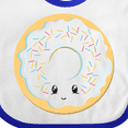 thumbnail image 4 of Inktastic White Donut Boys or Girls Baby Bib, 4 of 4