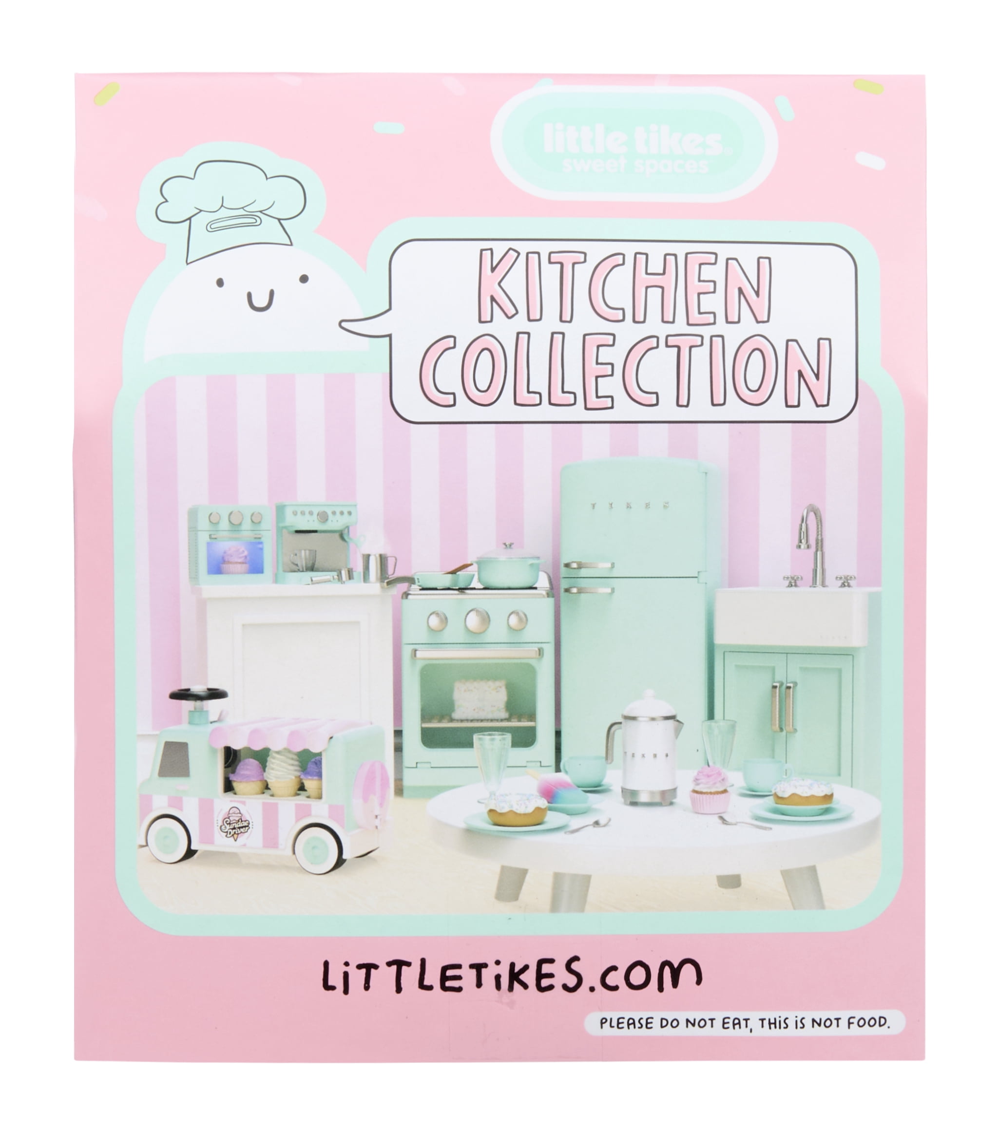 Little Tikes Sweet Spaces Playful Plates – Cupcakes, Play Kitchen Food, Ages 3+