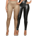 thumbnail image 1 of Set De Dos Leggins Moda Elegante Casual Mujer Vinipiel, 1 of 8