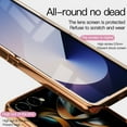 thumbnail image 6 of Compatible with Samsung Galaxy Z Flip 7 Cute Case with 3D Astronaut 360 Ring Holder Hidden Kickstand Plating Camera Protection Cover Soft Silicone Bumper Phone Case for Women Men,Lightpink, 6 of 12