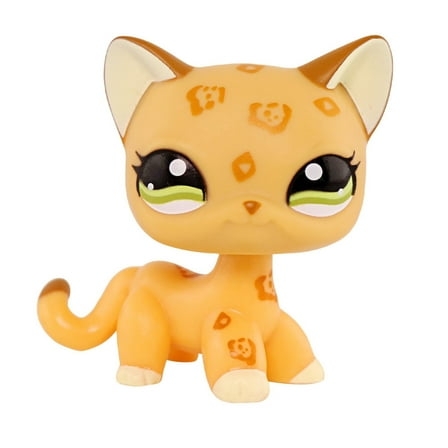 Minilpsshop Little Figures Toys,Shorthair Cat #1120 Green Eyes ,Bobble Head,Christmas Gift,Novelty Toys Figures Collector for Boys and Girls