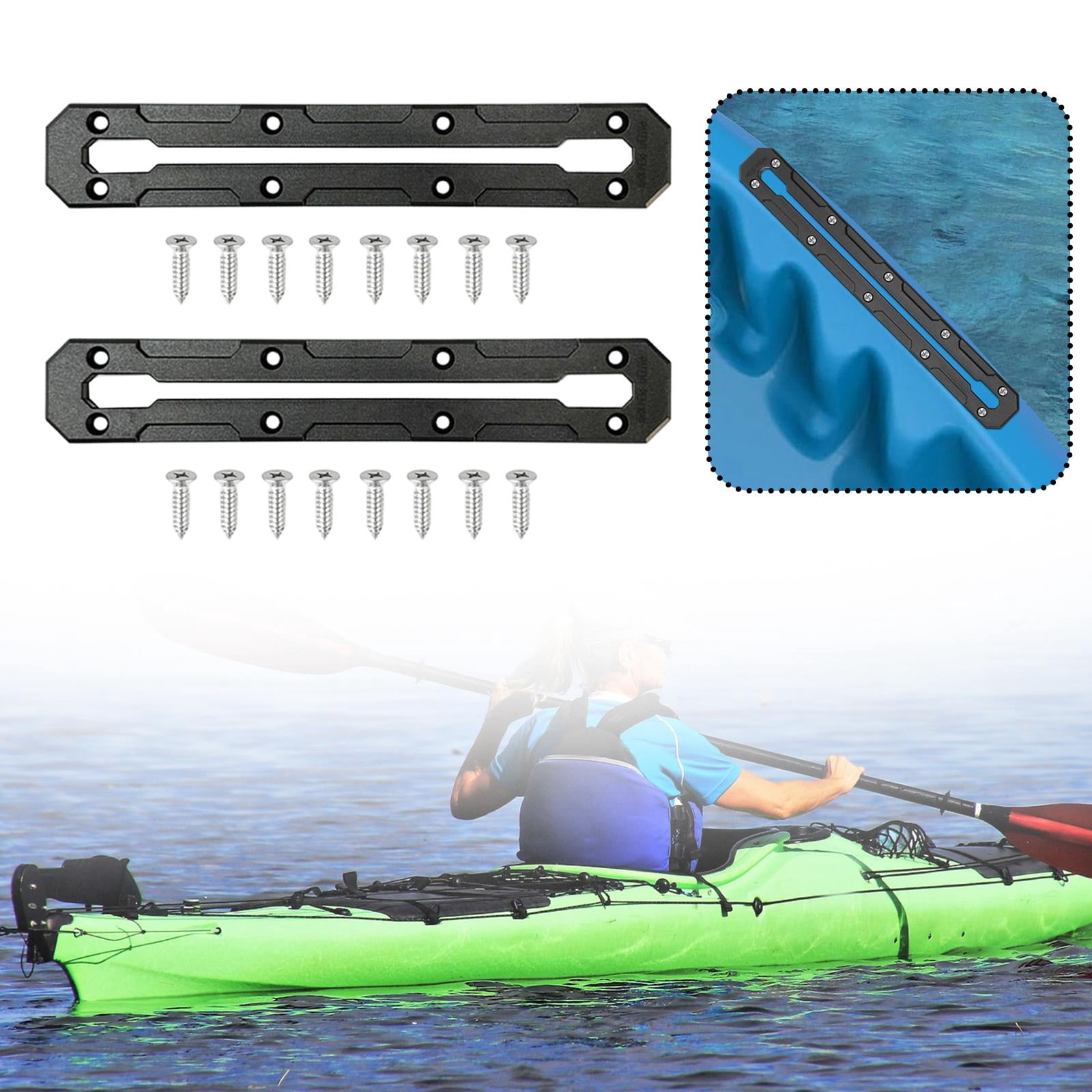 Baoblaze 2 Pieces Kayak Track Accessories, Kayak Gear Track Mount Kayak Low Profile Track 9 inch