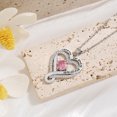 thumbnail image 4 of Mothers Day Gift, Jewelry for Women Wife Infinity Heart Birthstone I Love You Necklace Anniversary Women Necklaces for Her Wife Birthday Gift Ideas, Birthday Present for Girlfriend Mom Daughter, 4 of 7