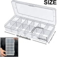 thumbnail image 2 of DARUITE Plastic Organizer Box, 12 Grid Storage Box with Removable Dividers, Perfect for Tackle, Craft Supplies, Bead, Small Parts, Sewing Supplies, Clear, 2 of 6