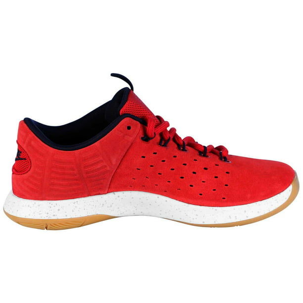Men's Lunar Low Basketball Shoes-Gym Red/Obsidian - Walmart.com