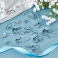 thumbnail image 3 of 1 Box 120Pcs 6 Style 304 Stainless Steel Ball Chain Connectors Stainless Steel Color 10~28x4~14 Hole: 2~10 Fit for 4.5~10mm 20pcs/style, 3 of 6