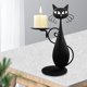 thumbnail image 4 of Candelabro de Gato de Dibujos Animados de Metal Vintage Sunnimix Porta Vela, 4 of 8