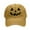Khaki, variant on Halloween Pumpkin Face Baseball Caps Unisex Adjustable Embroidery Pumpkin Dad Hat Cotton Cute Trucker Cap
