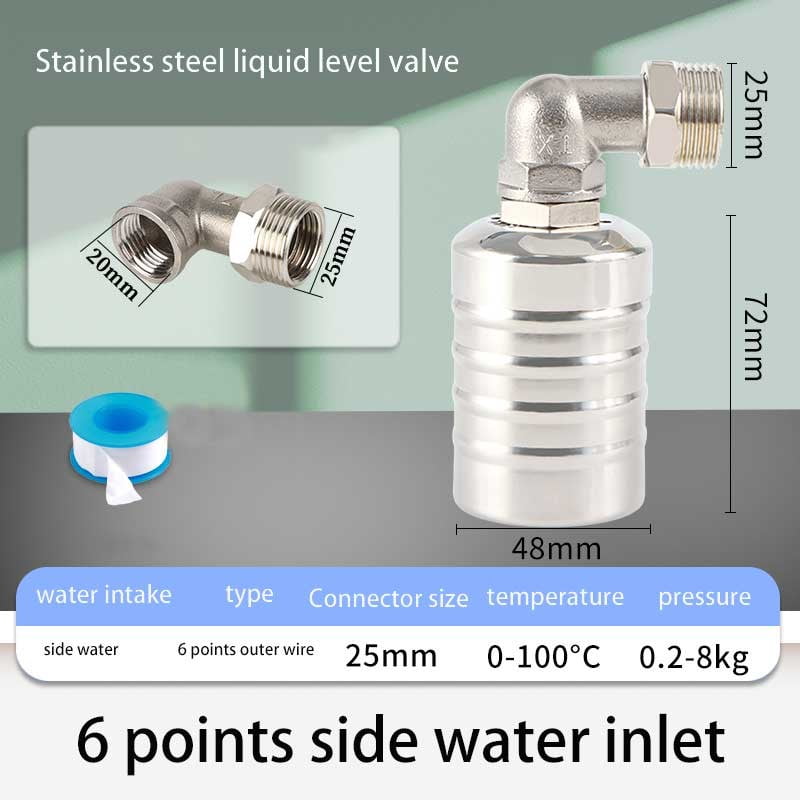Clapet Flotteur Automatique En Acier Inoxydable 304 - 3/4" - Neuf - Niveau D'eau